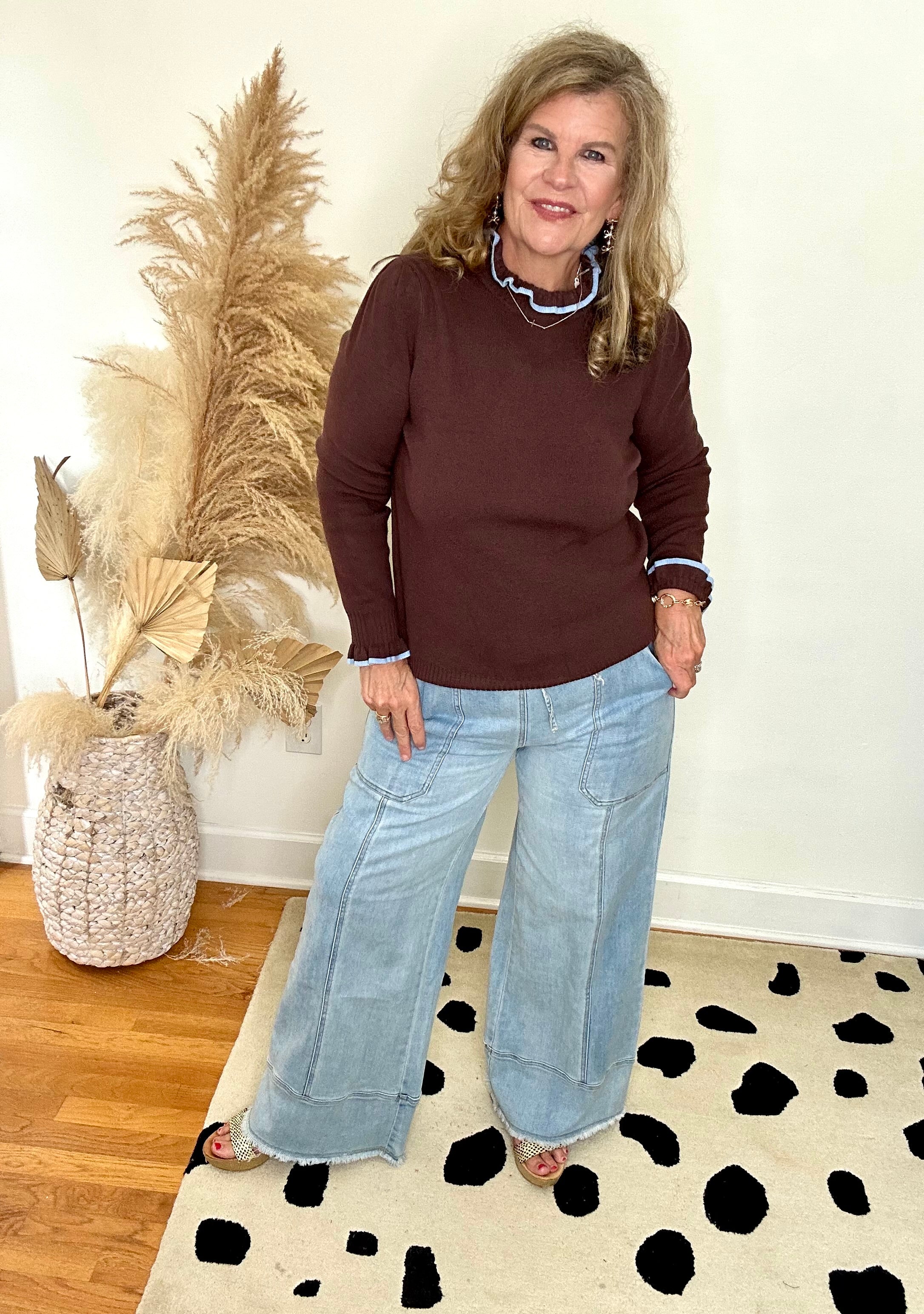 COZY COUTURE KNIT PULLOVER