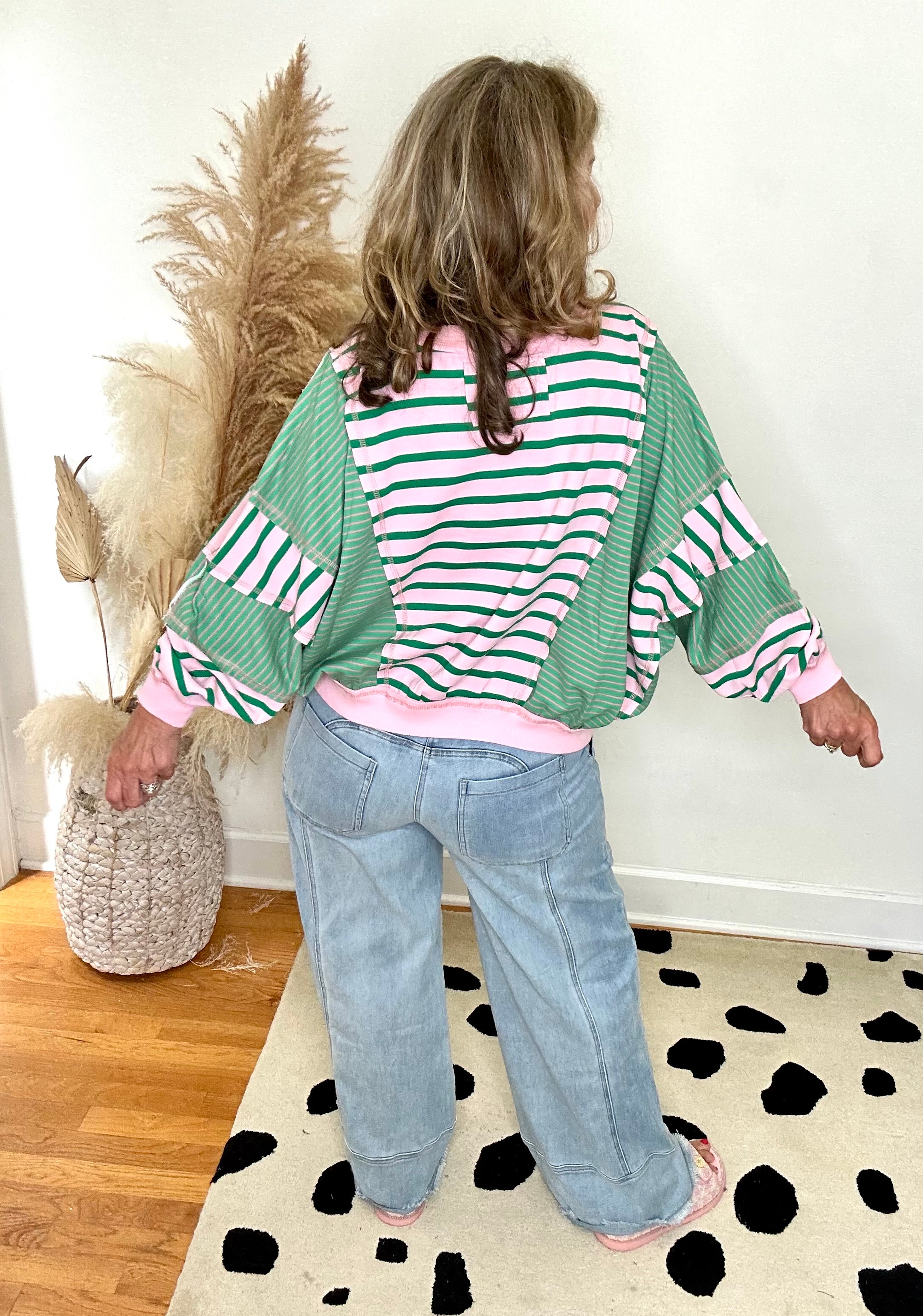 VARSITY STRIPE PULLOVER