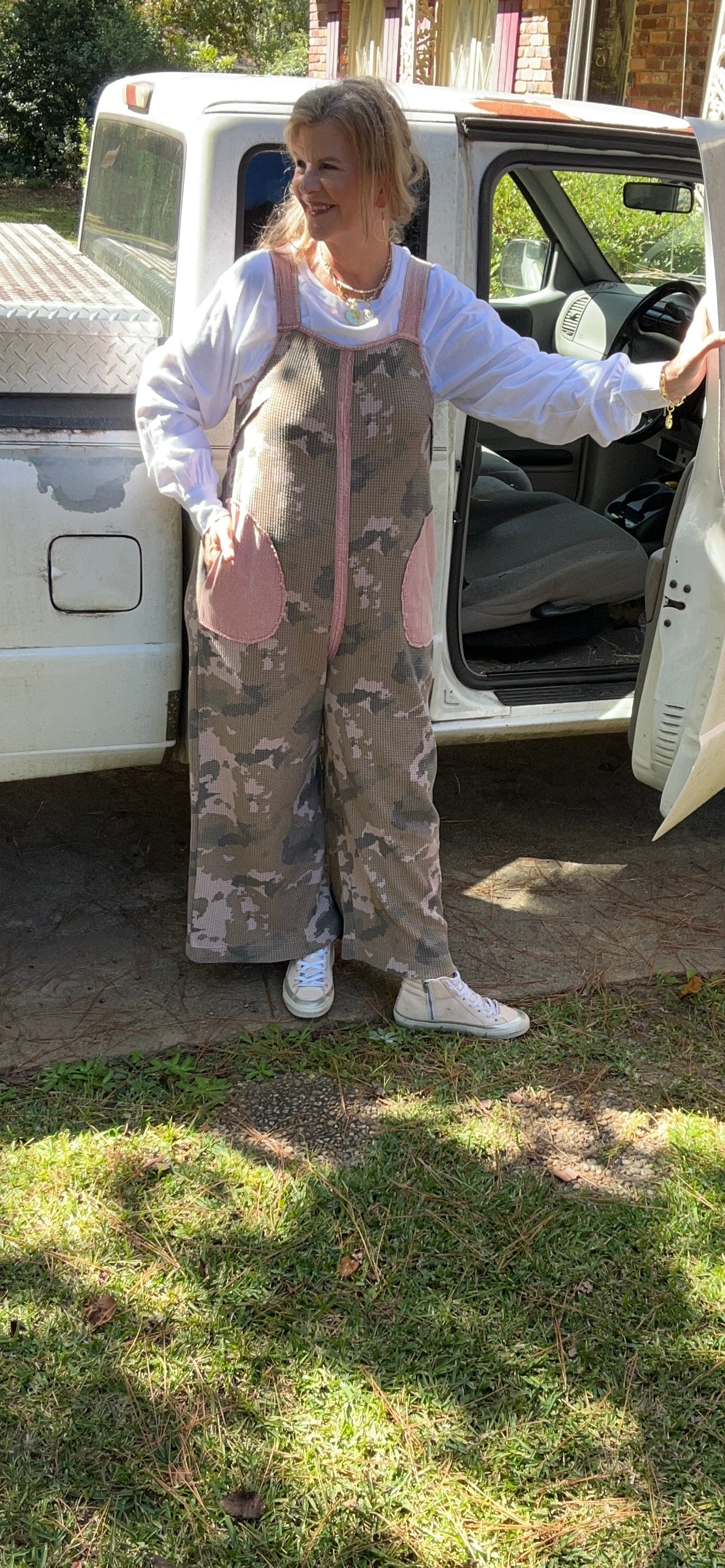 PINK CAMP  OVERALL