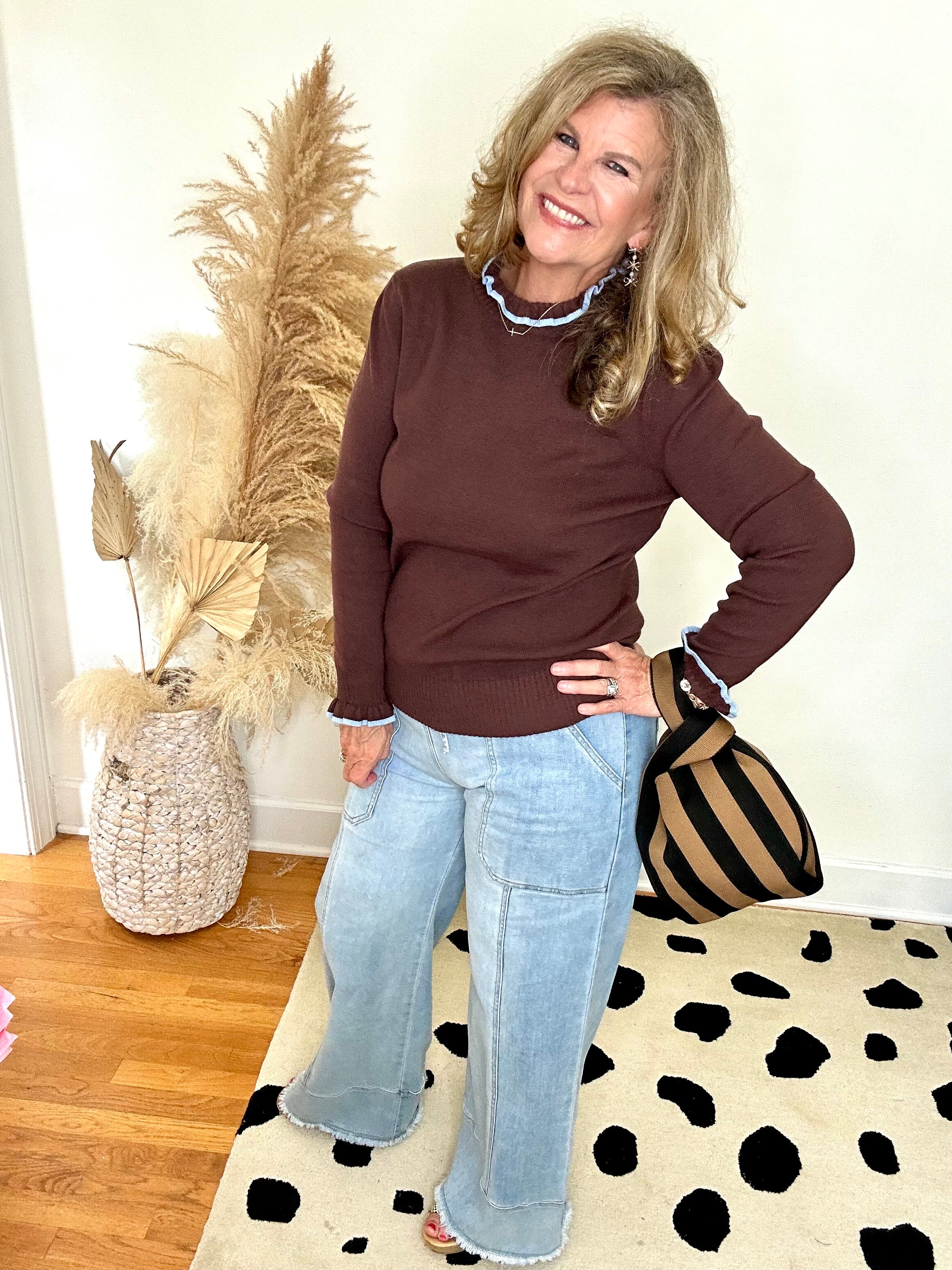 COZY COUTURE KNIT PULLOVER