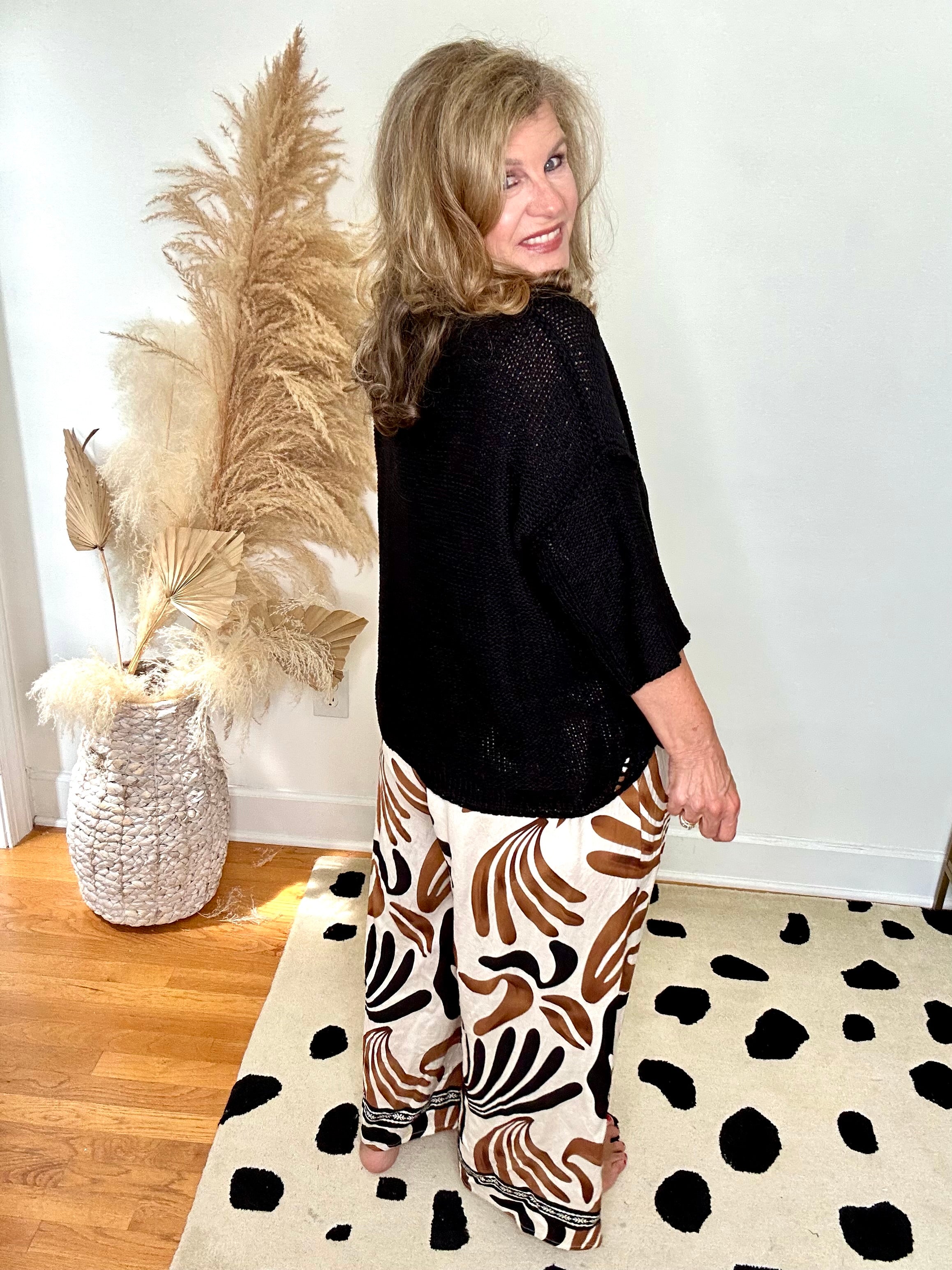 CRISP BOHO PULLOVER SWEATER