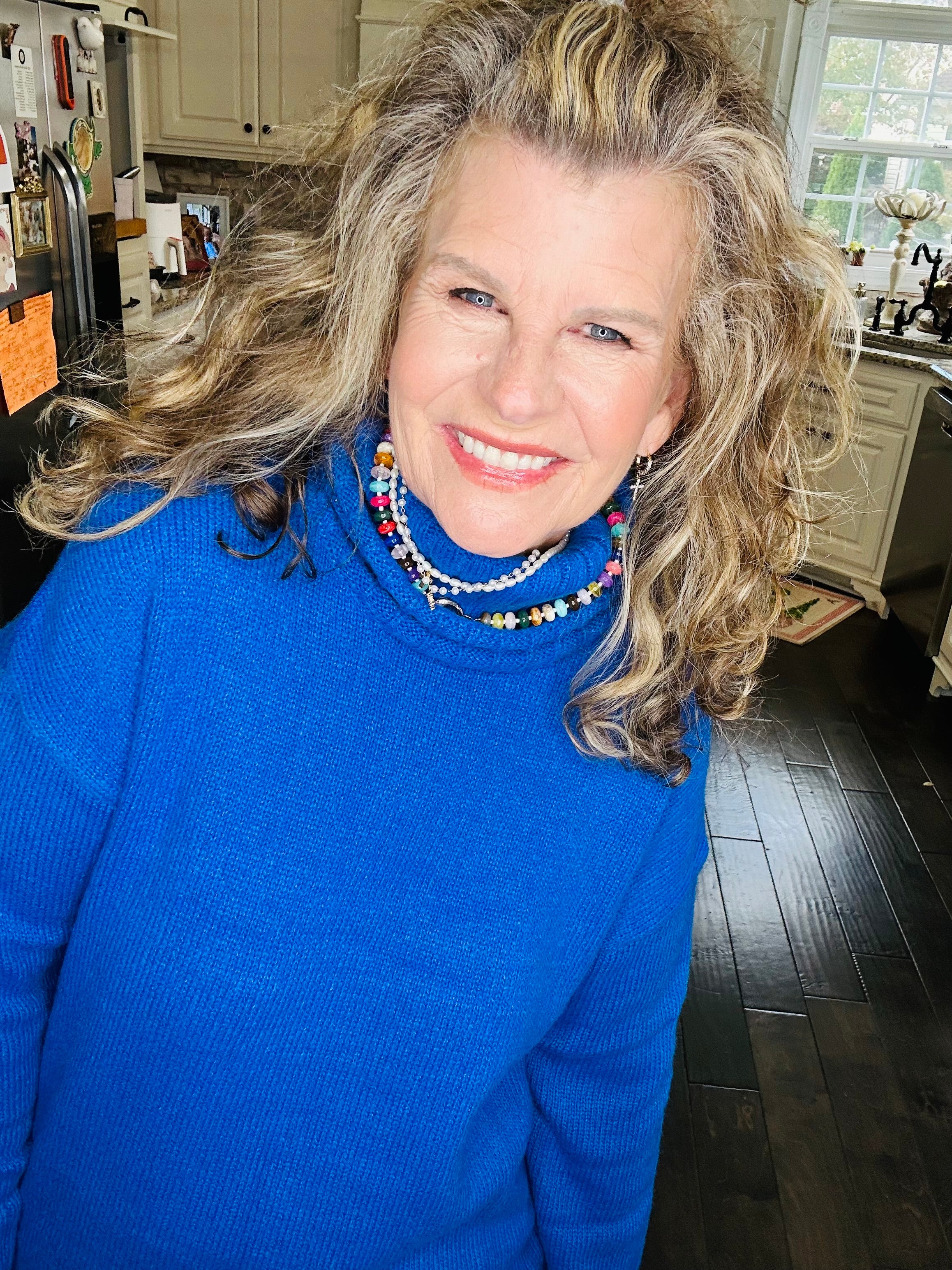 OH SO COZY ROYAL BLUE SWEATER DRESS