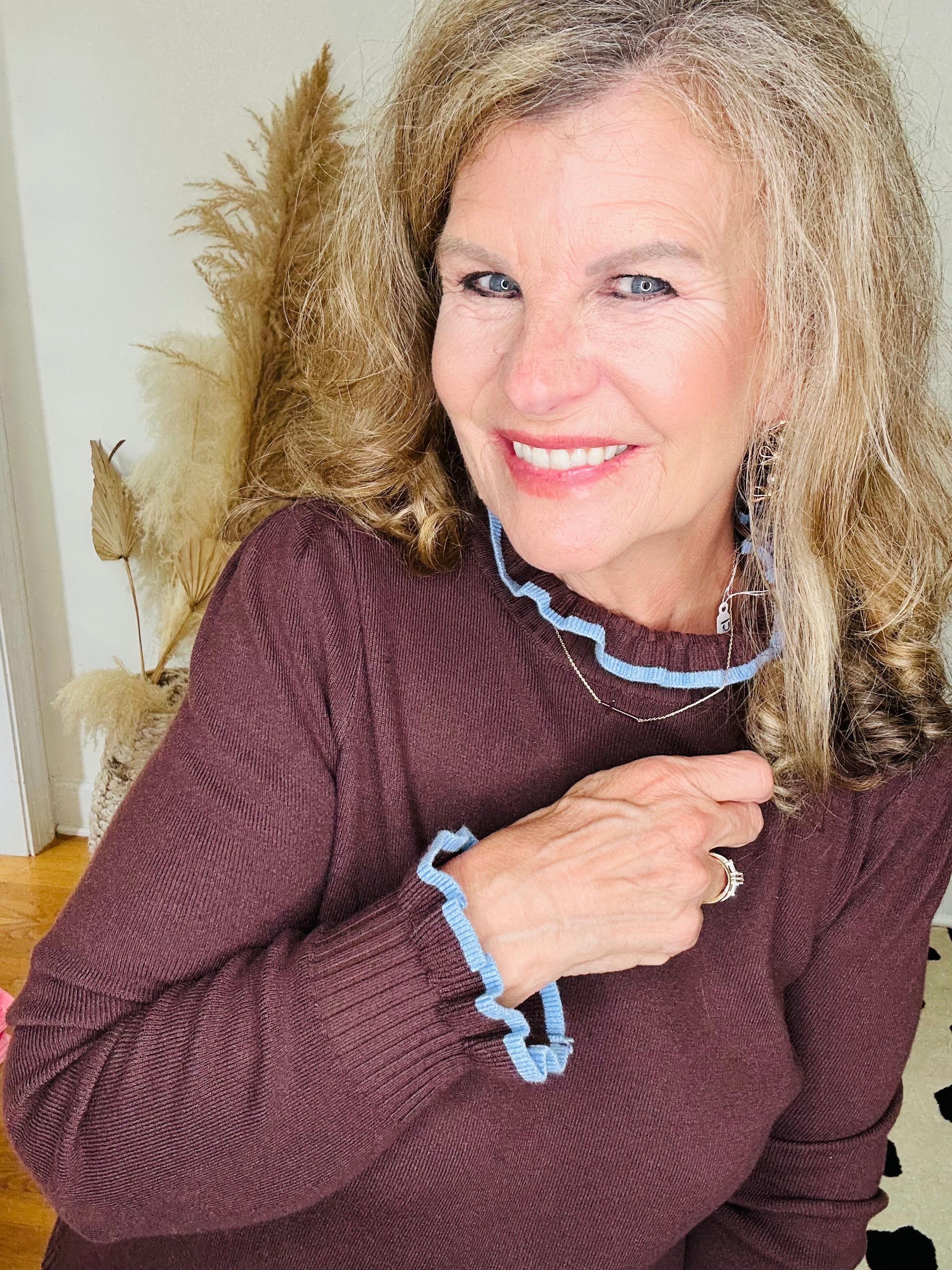 COZY COUTURE KNIT PULLOVER