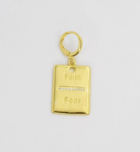 FAITH OVER FEAR CHARM