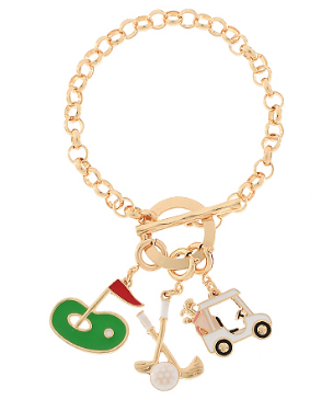 GOLF CHARM BRACELET