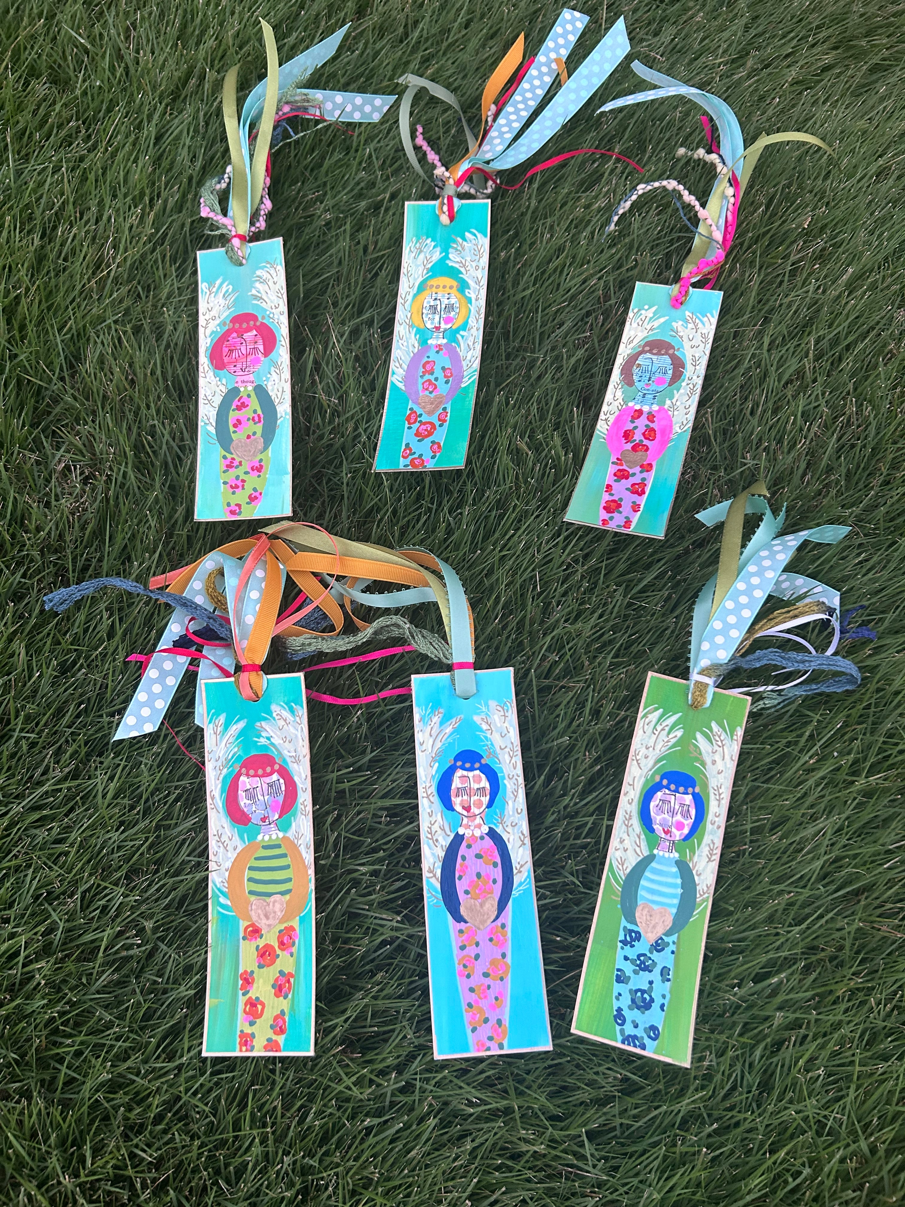 HAND PAINTED BOOKMARKS