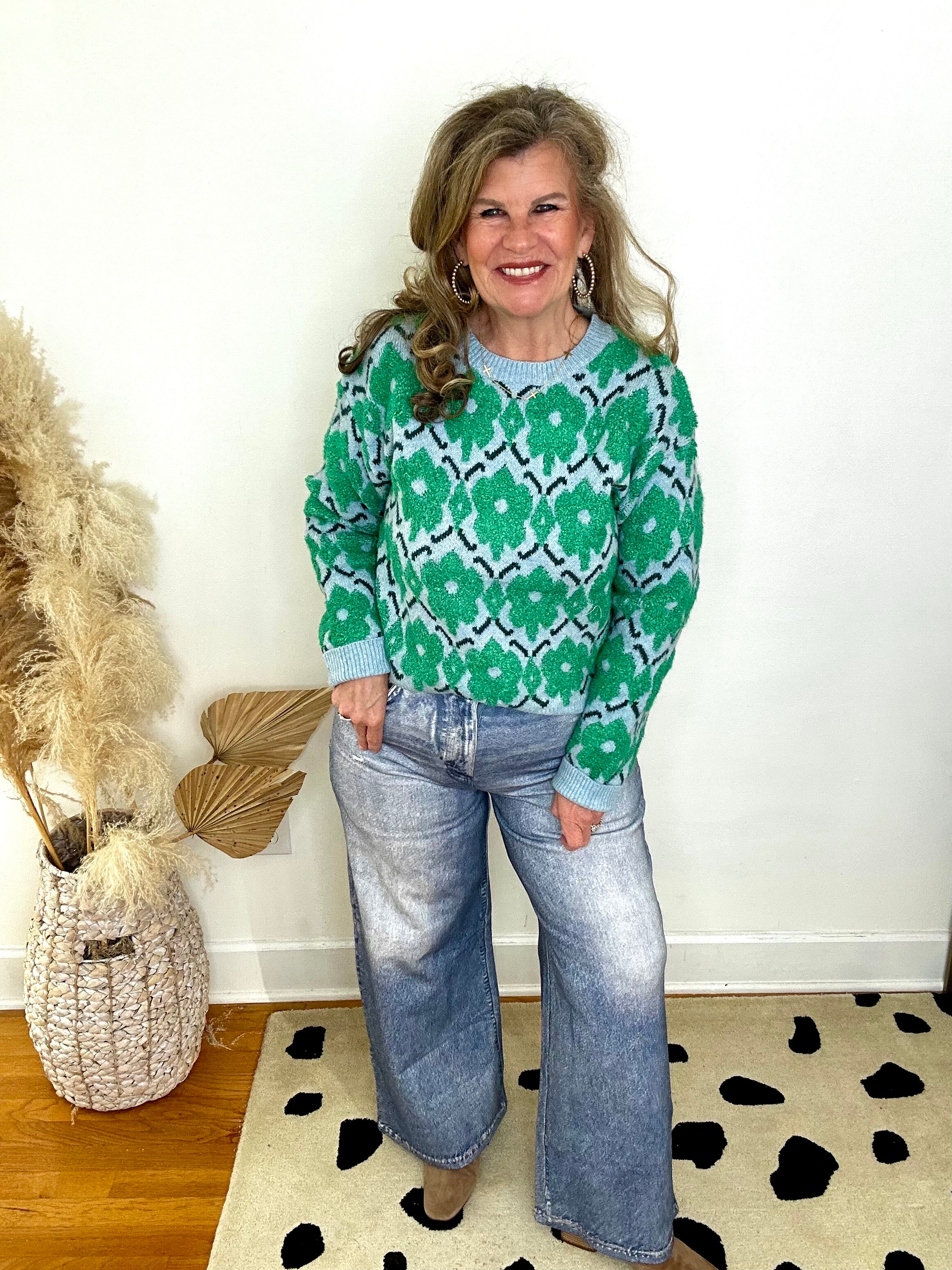 STRETCHY DENIM PANTS