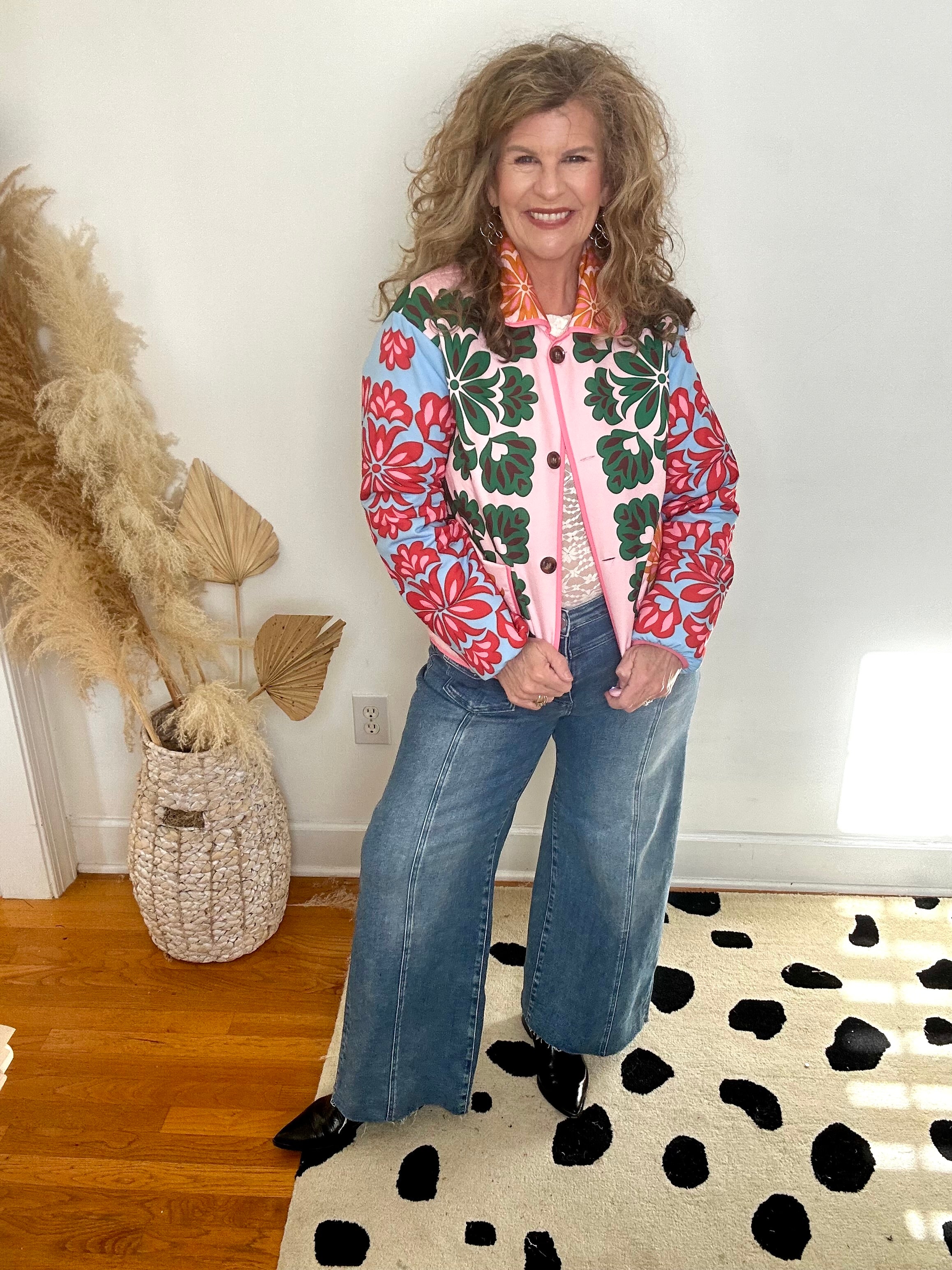 BLOSSOM POP QUILTED JACKET