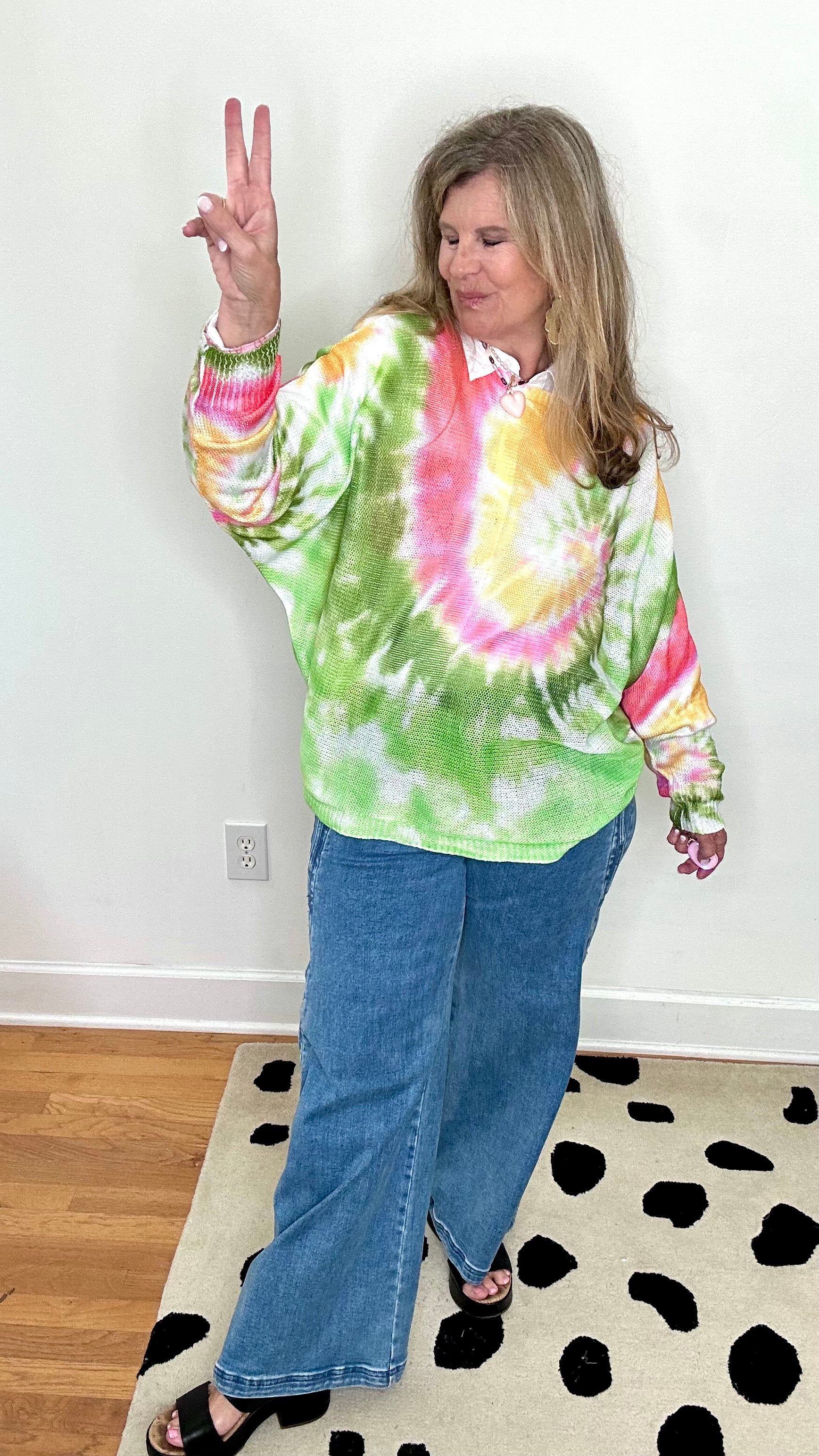 TIE-DYE ITALIAN SWEATER
