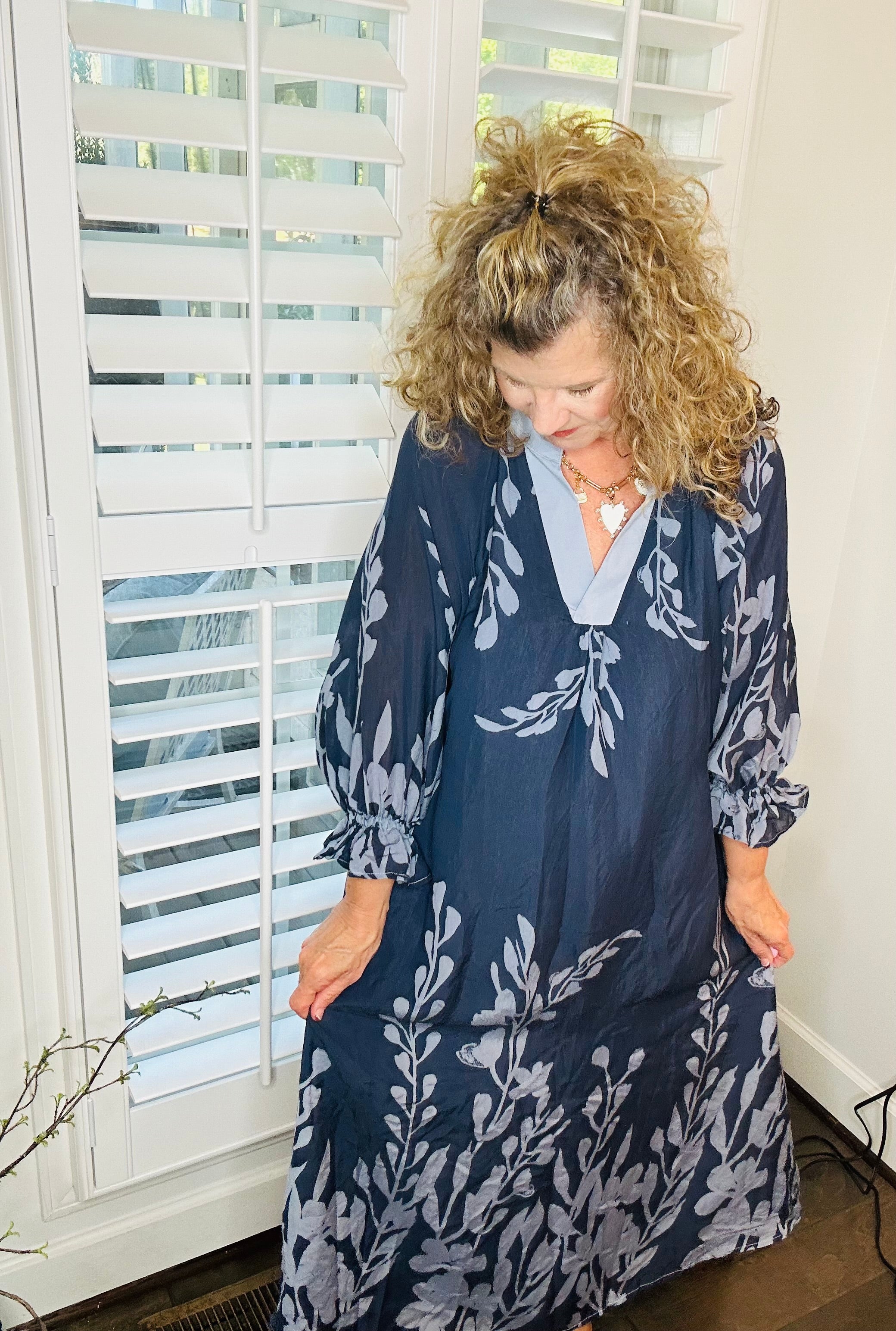 MIDNIGHT FLORAL DRESS