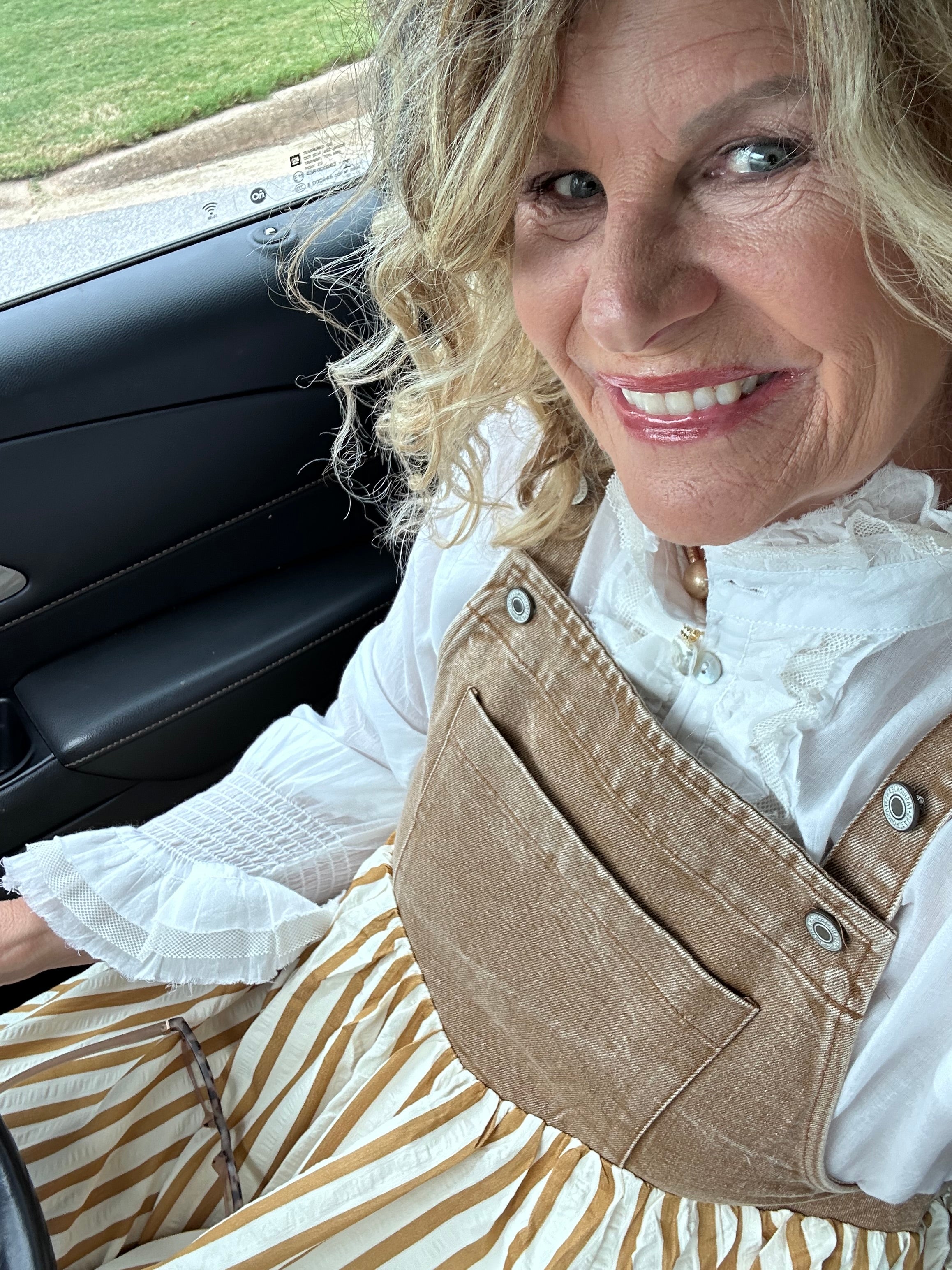 THE SCOTTY DENIM OVERALL DRESS