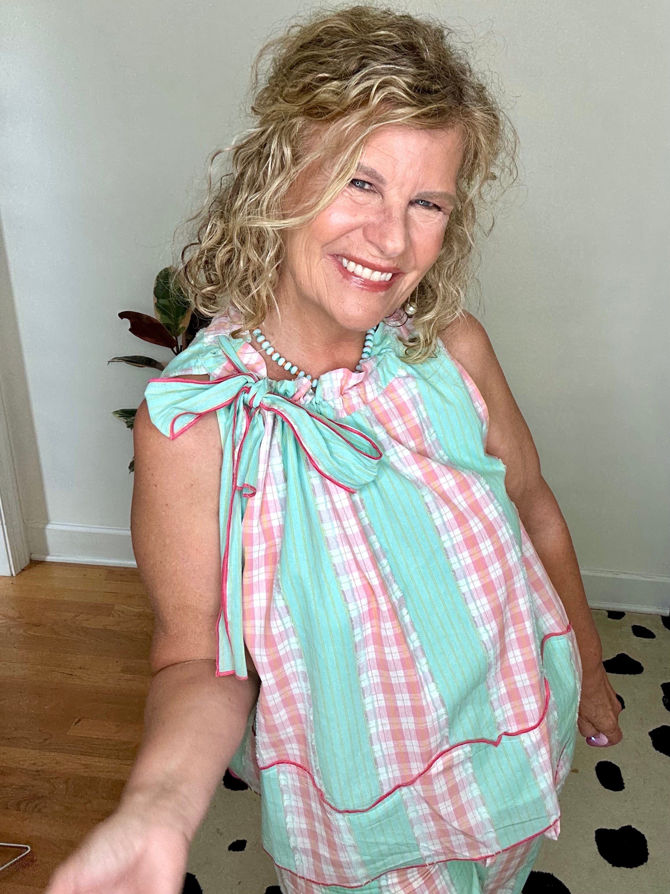 DARLING PLAID SET