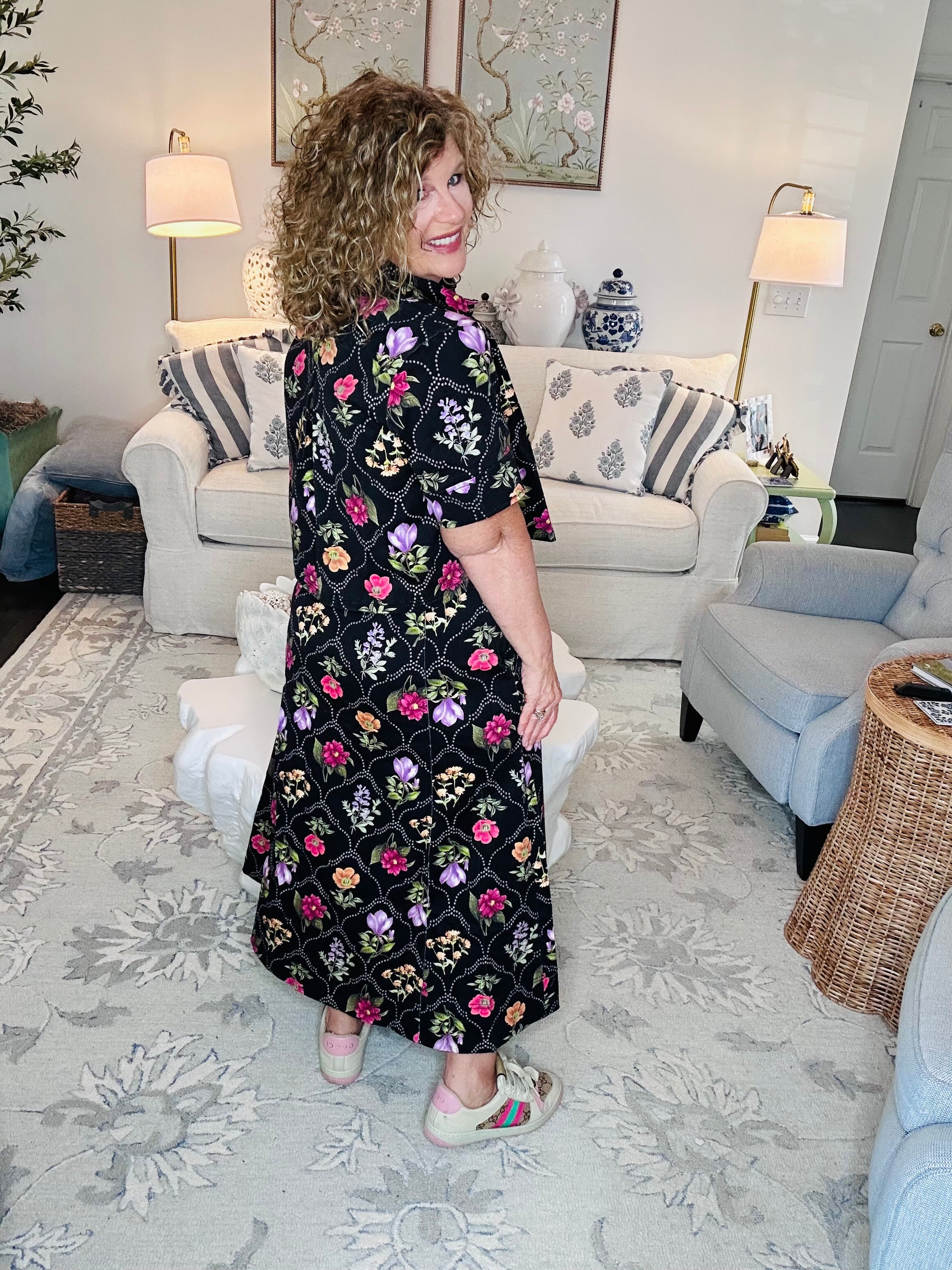 FLORAL FRENZY TOP