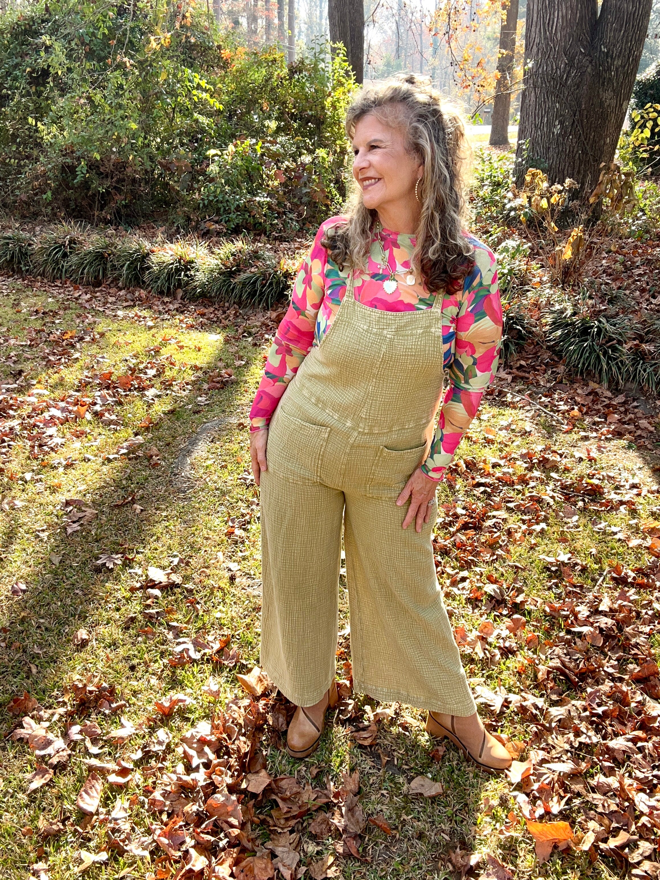 SAGE MINERAL WASH JUMPSUIT