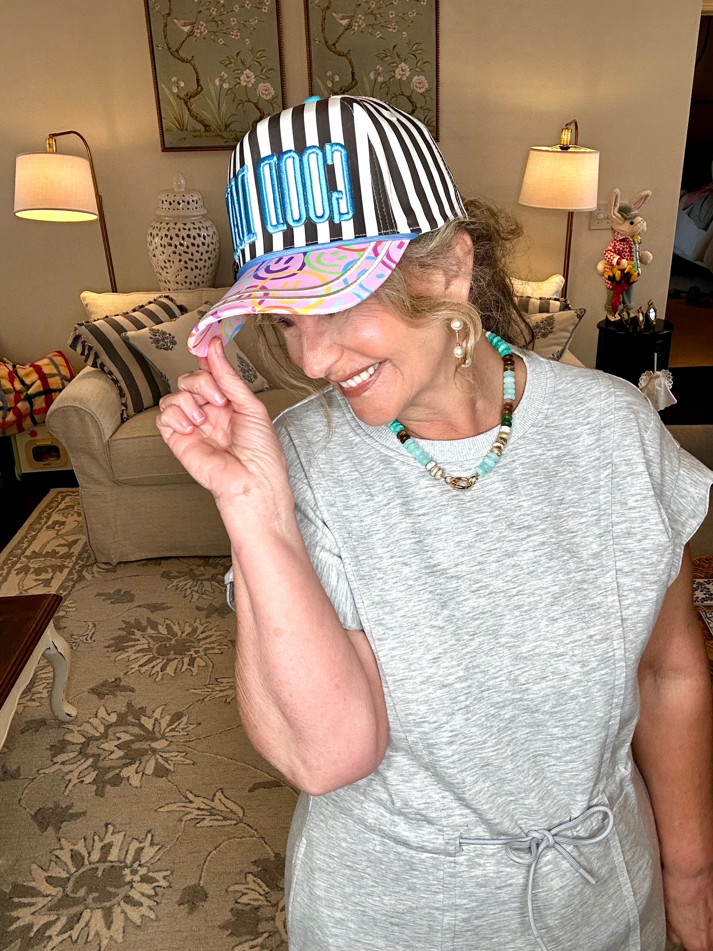 PATIO HANGS SCALLOPED ATHLEISURE DRESS