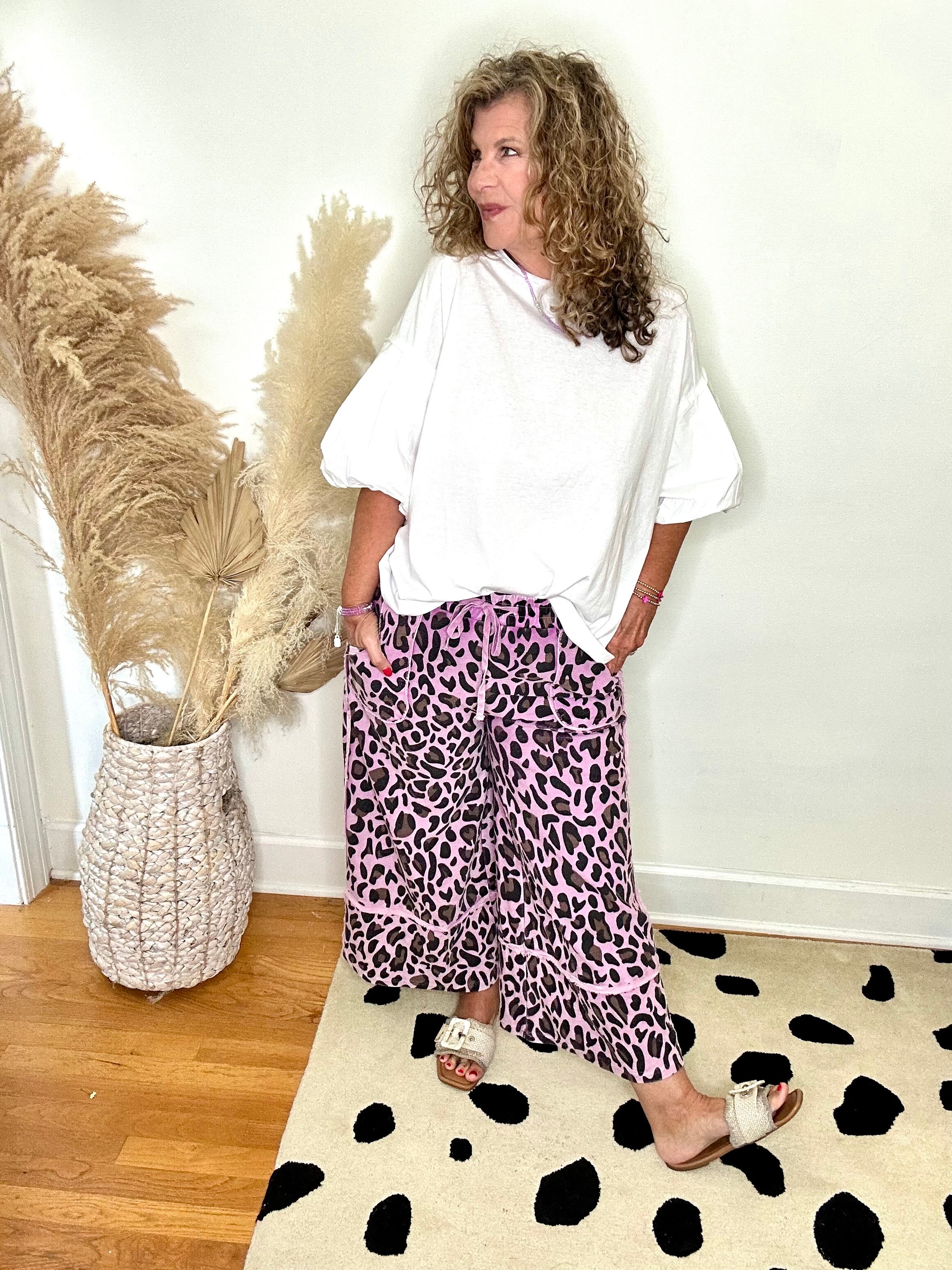 LOOSE FIT TEE WITH PUFF SLEEVE