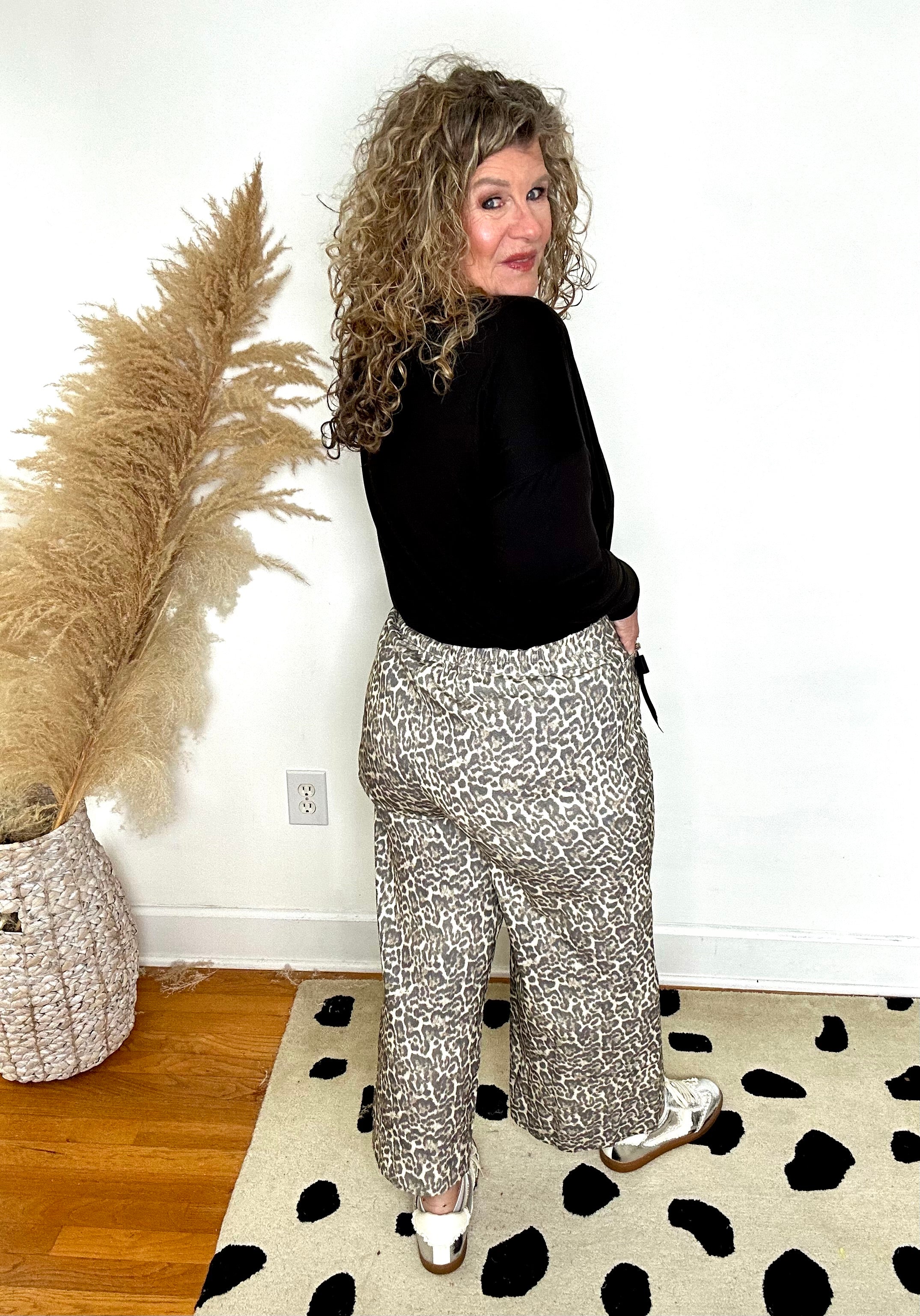 LEOPARD CROP PANT