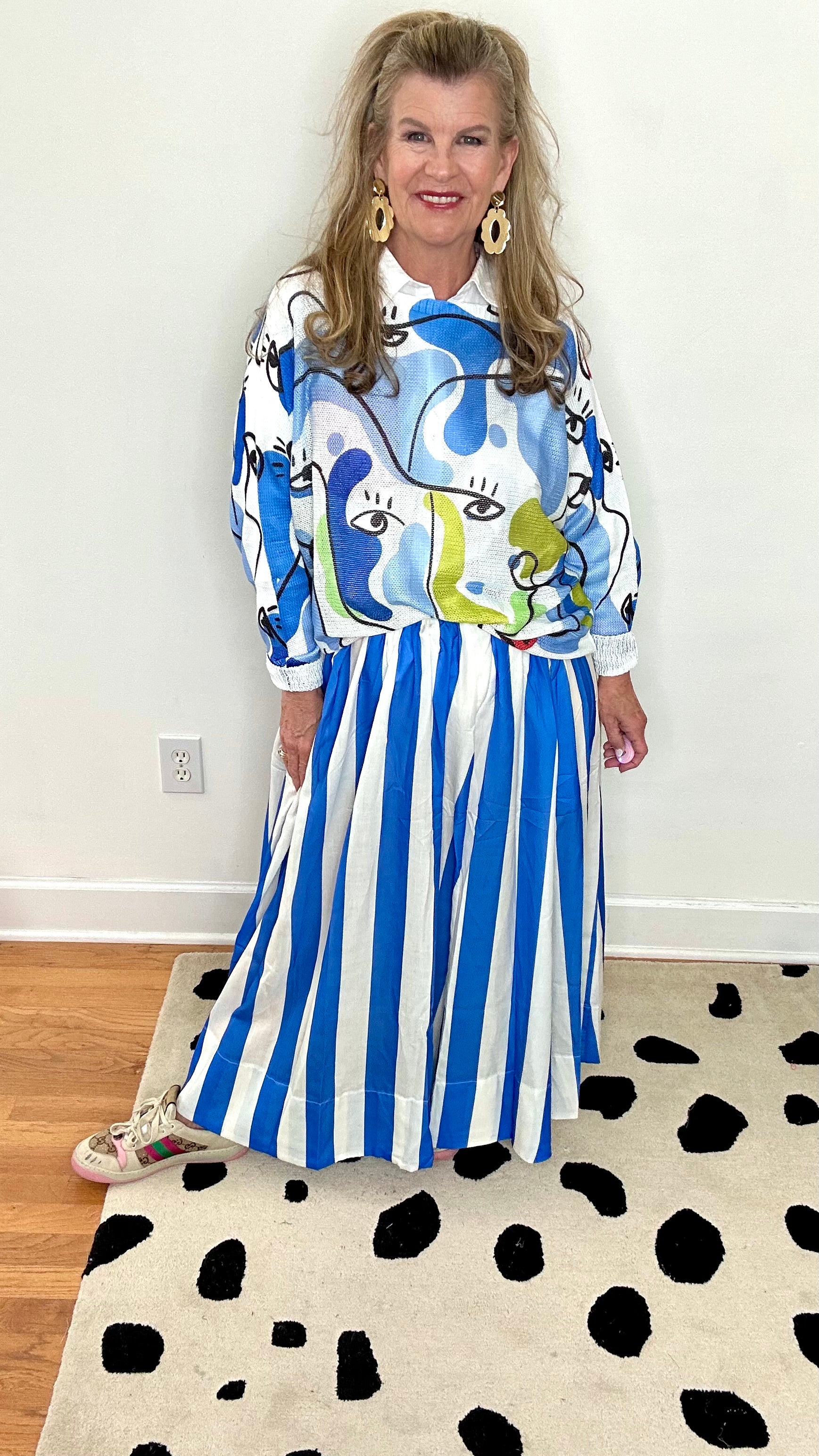 "PICASSO KNIT SWEATER