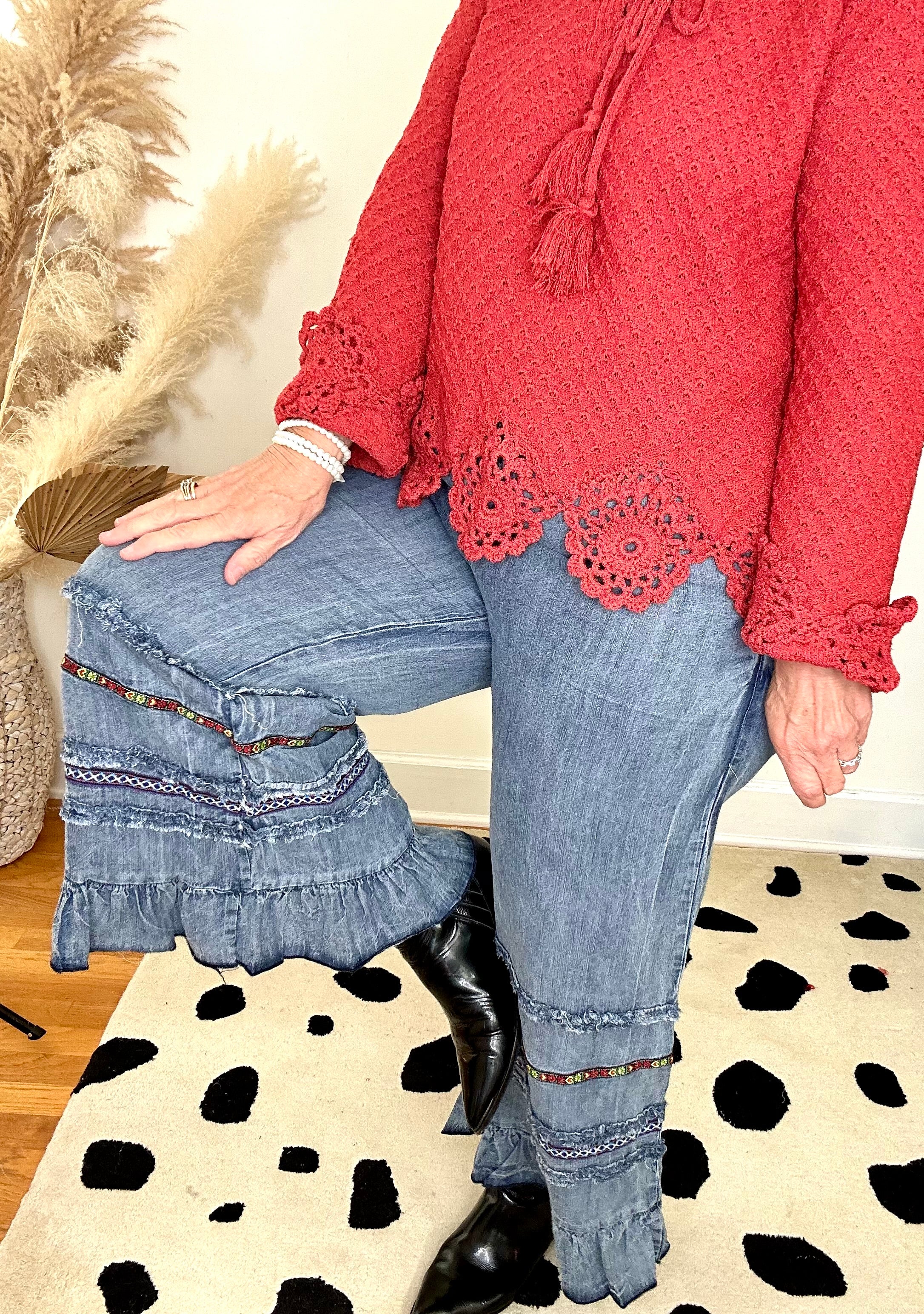 BOHO BREEZE CHAMBRAY PANTS