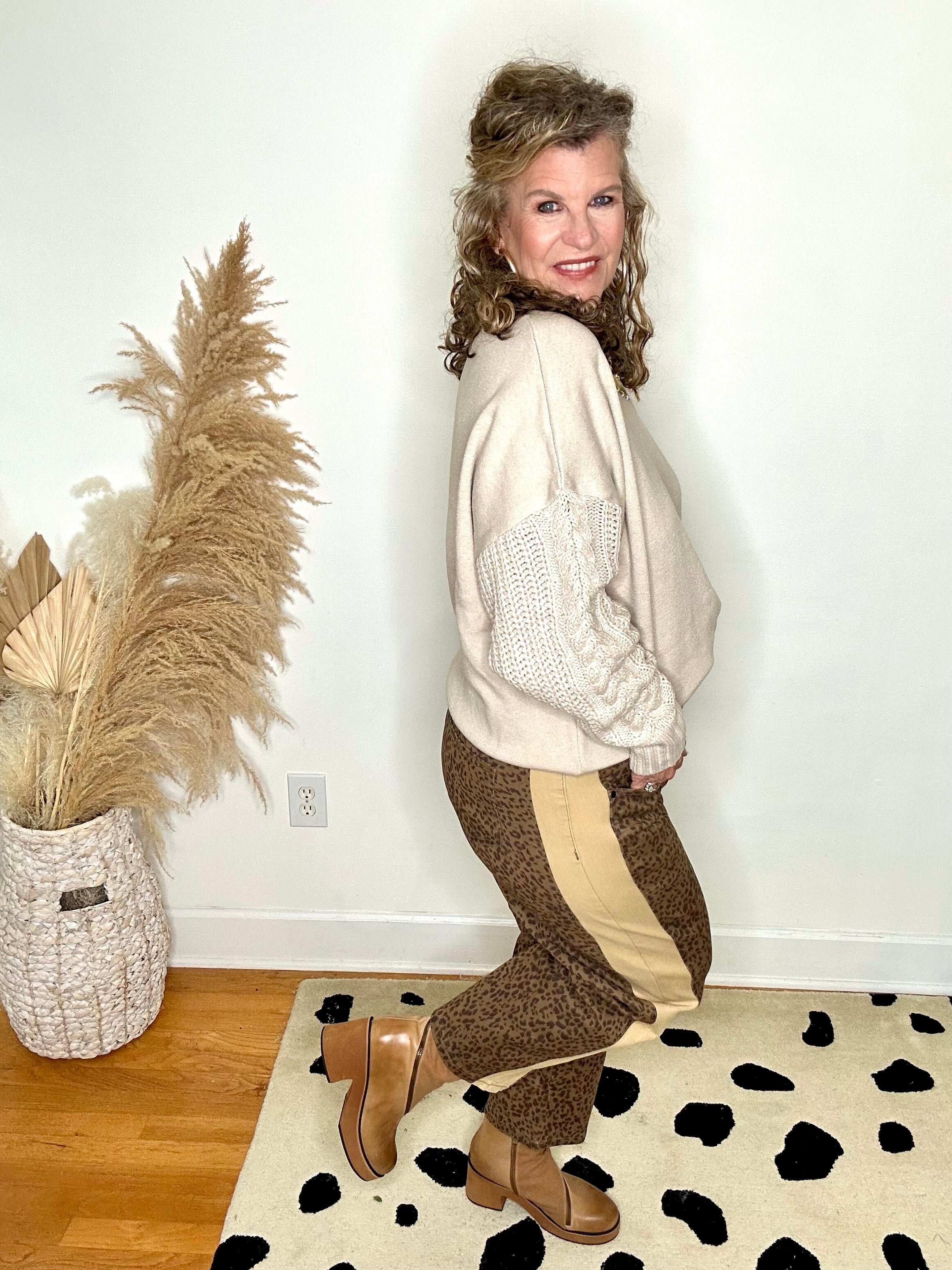 CHIC AND WILD STRETCH AND TWIL PANT