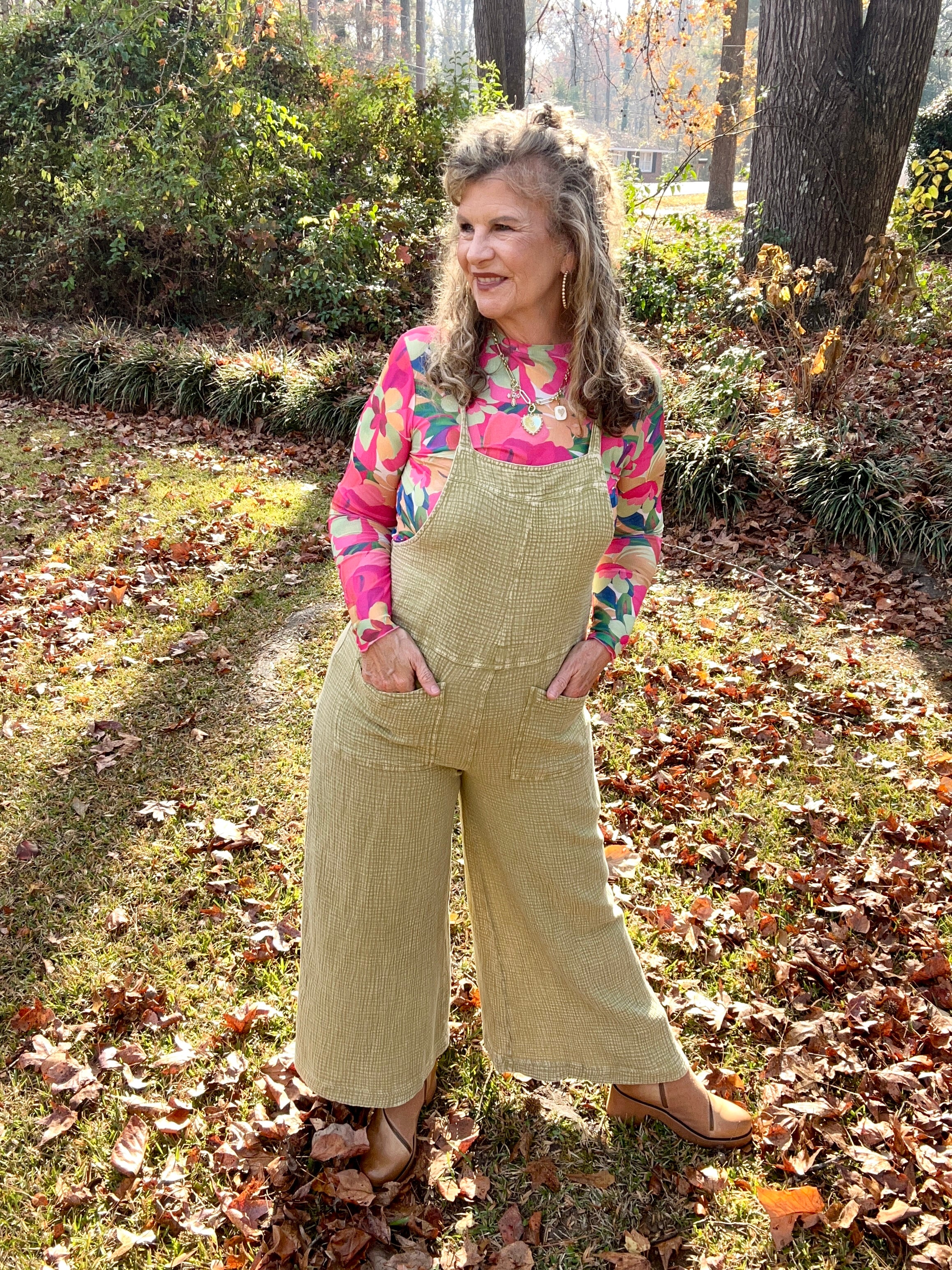 FLORAL PRINT MESH TOP