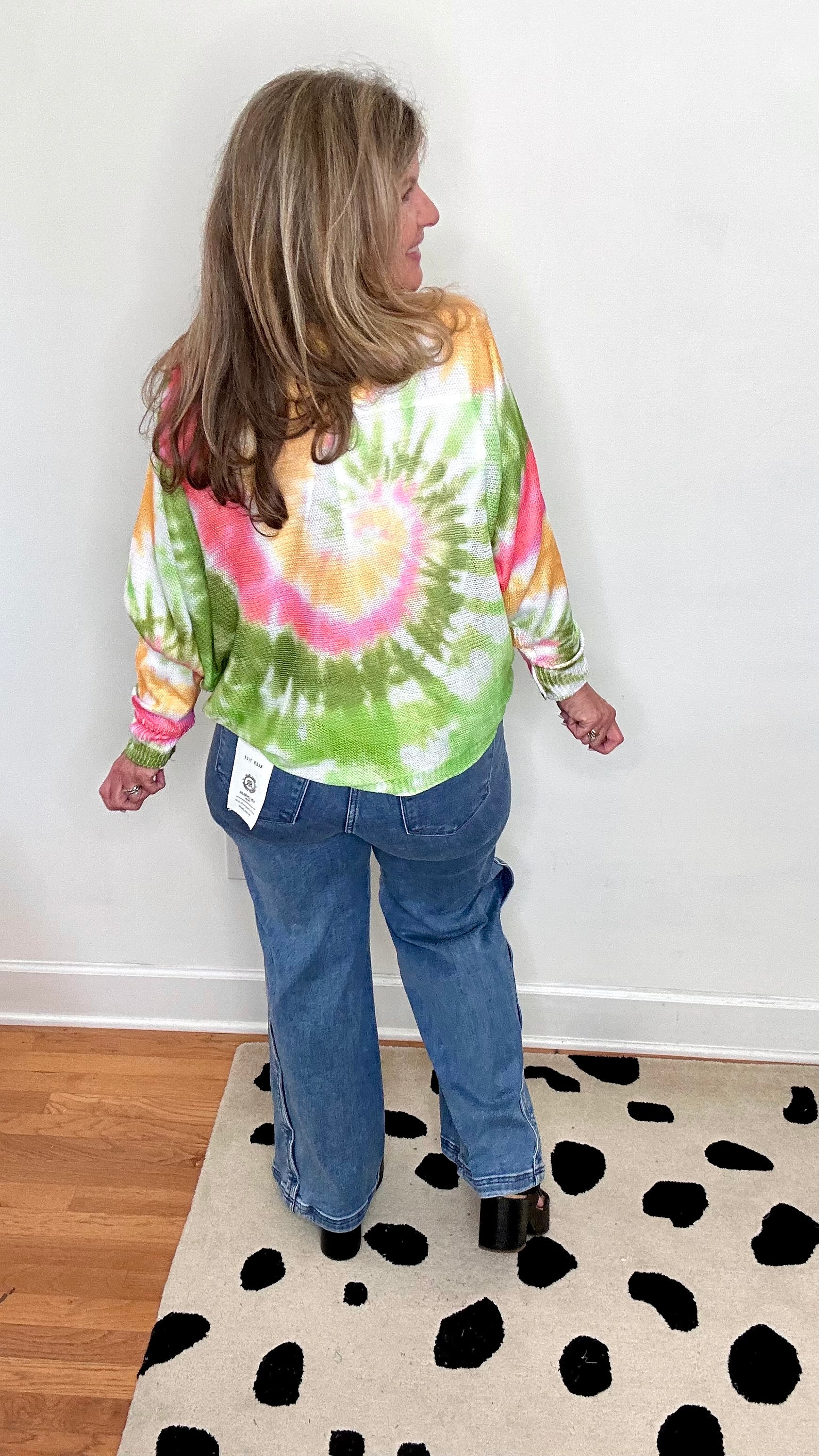 TIE-DYE ITALIAN SWEATER