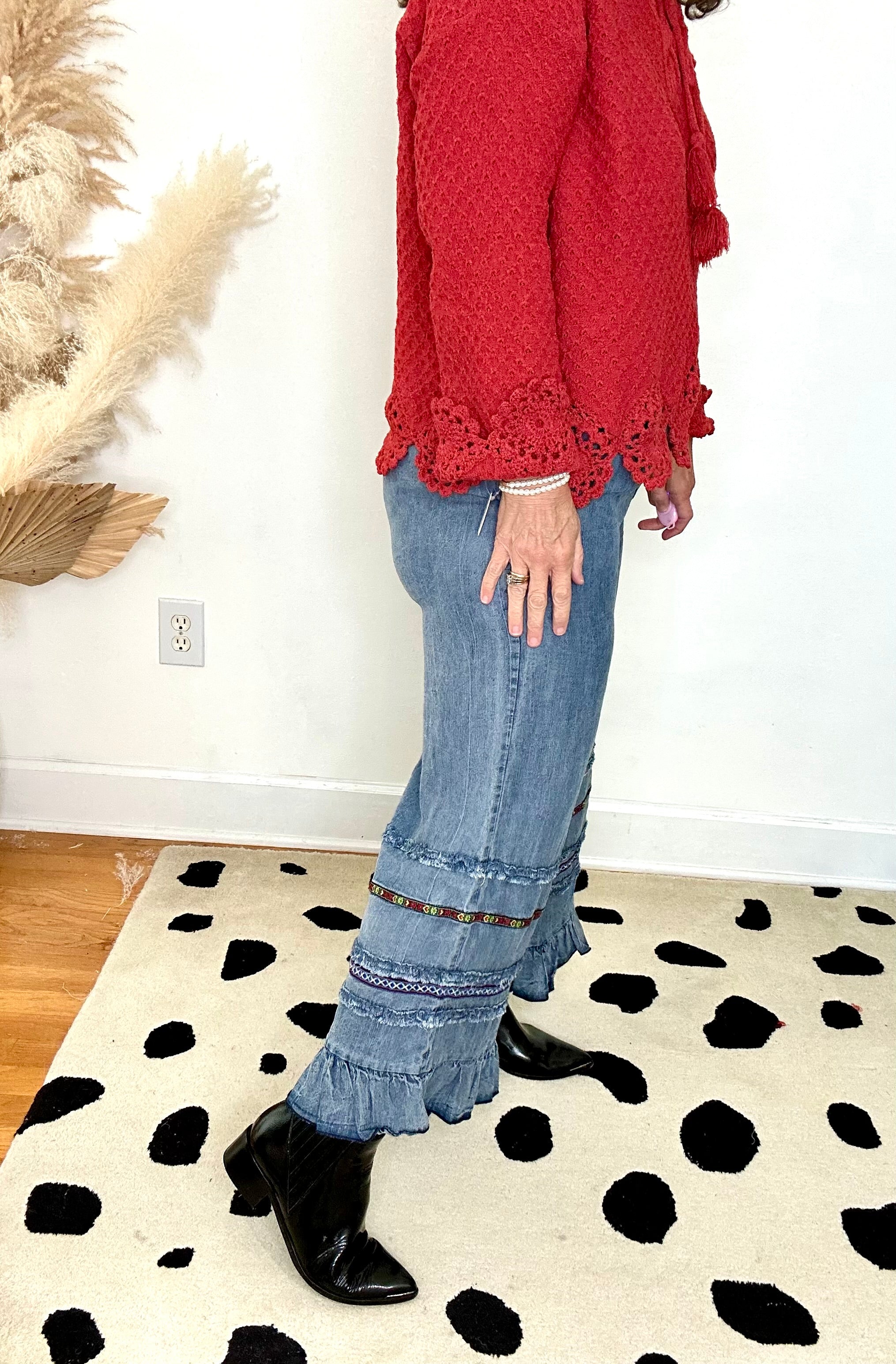 BOHO BREEZE CHAMBRAY PANTS