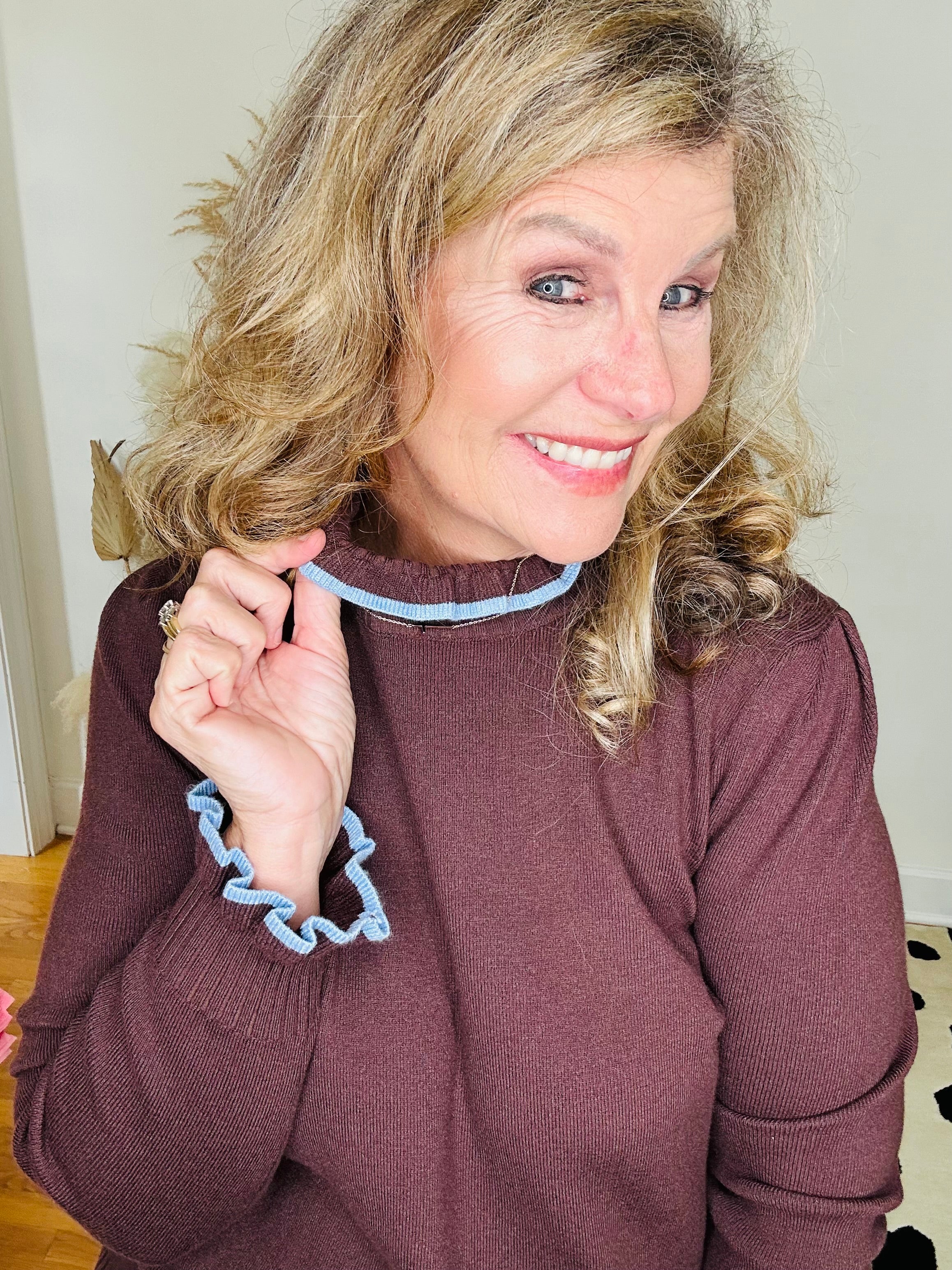 COZY COUTURE KNIT PULLOVER
