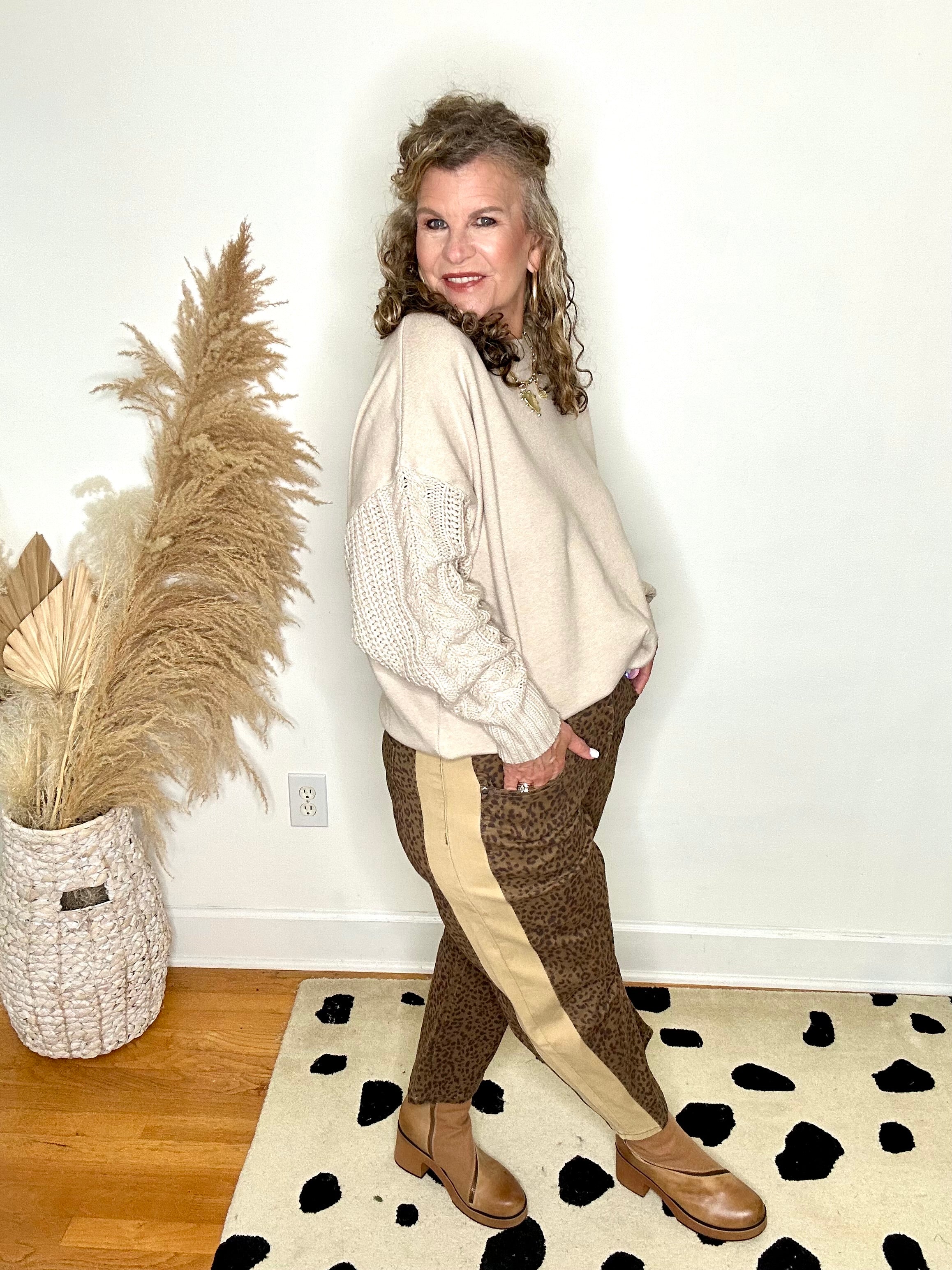 CHIC AND WILD STRETCH AND TWIL PANT
