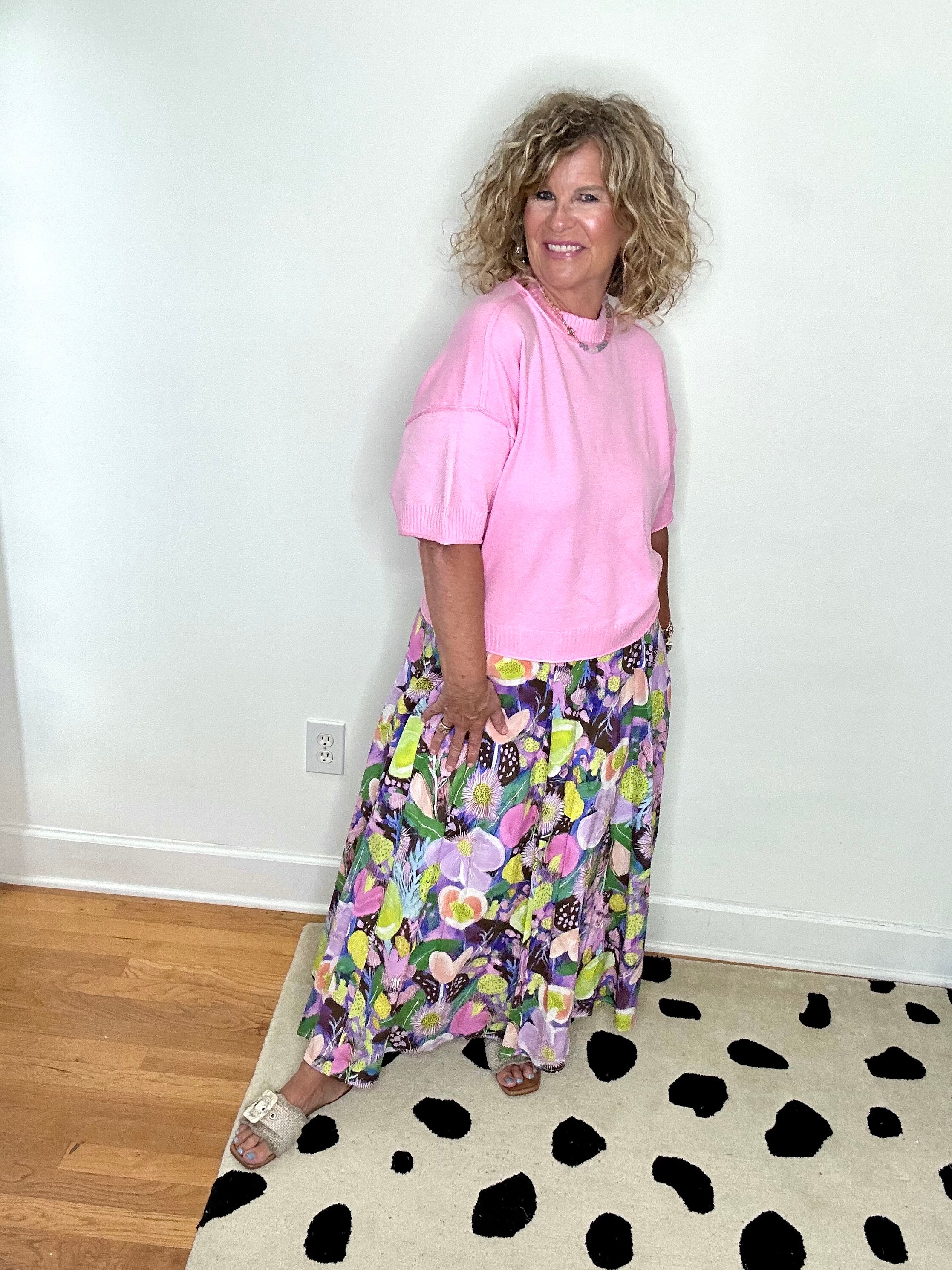 BEEKEEPER FLORAL SKIRT