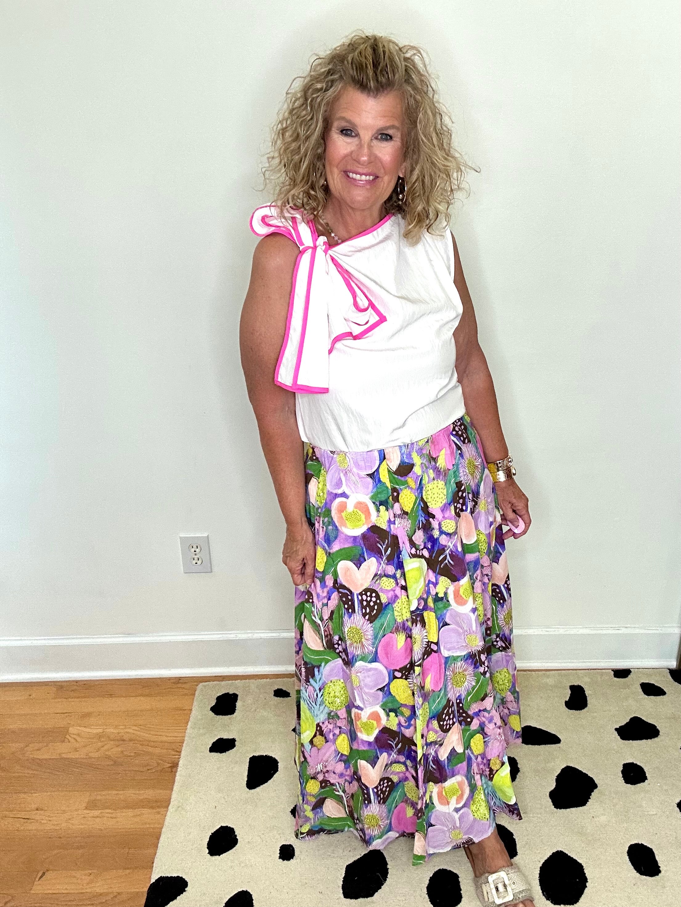 BEEKEEPER FLORAL SKIRT