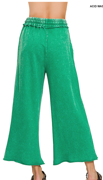 FRENCH TERRY MINERAL WASH PANT