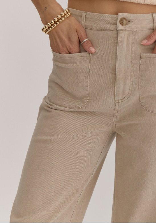 STONE FRONT POCKET PANT