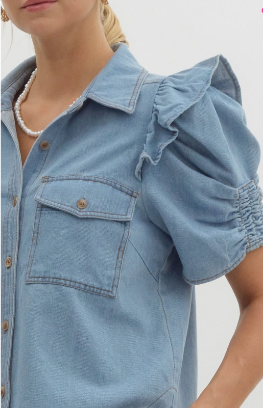 DARLING DENIM TOP