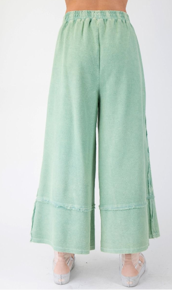 APPLE GREEN FRENCH TERRY PANT