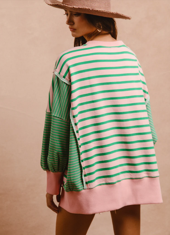 VARSITY STRIPE PULLOVER