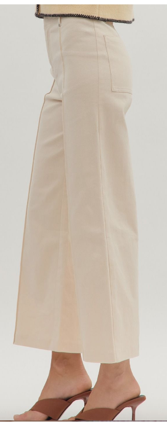 ECRU STRETCH DENIM JEAN