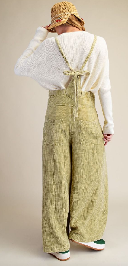 SAGE MINERAL WASH JUMPSUIT