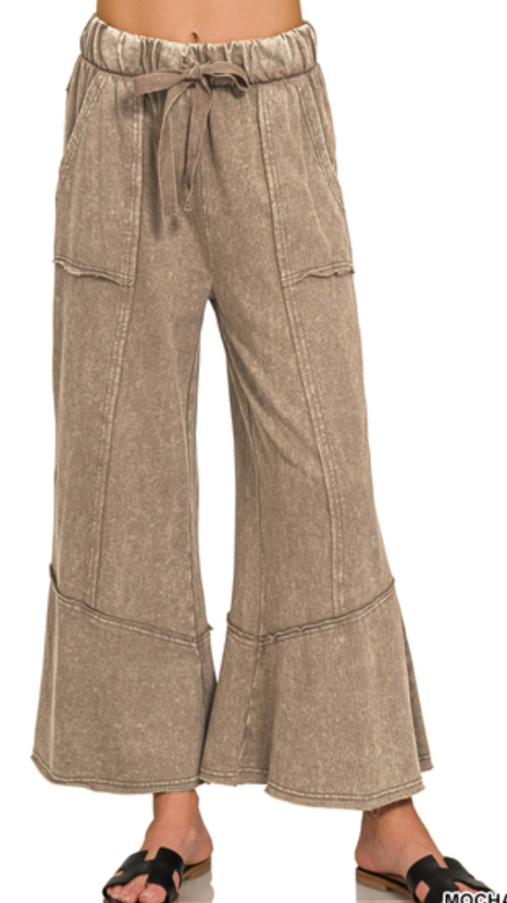 FLARE HEM PANTS