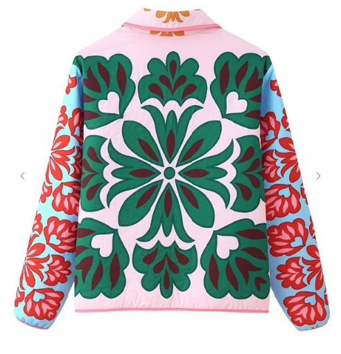 BLOSSOM POP QUILTED JACKET