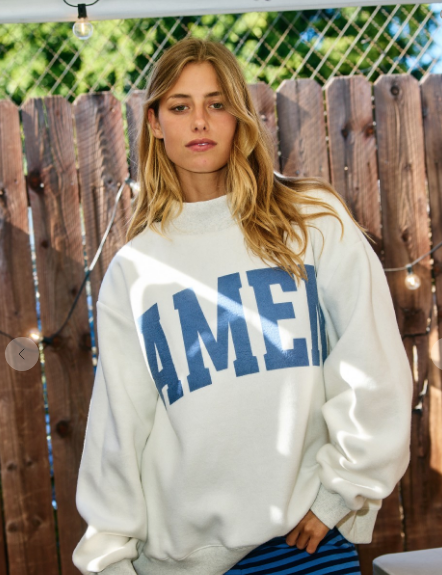 WWJD AND AMEN REVERSIBLE MOCK NECK SWEATSHIRT