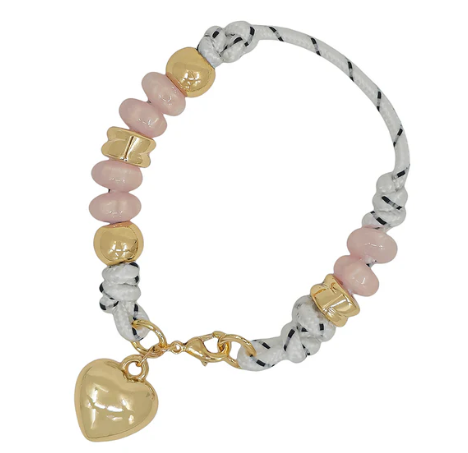 BLUSH PINK ROPE BRACELET