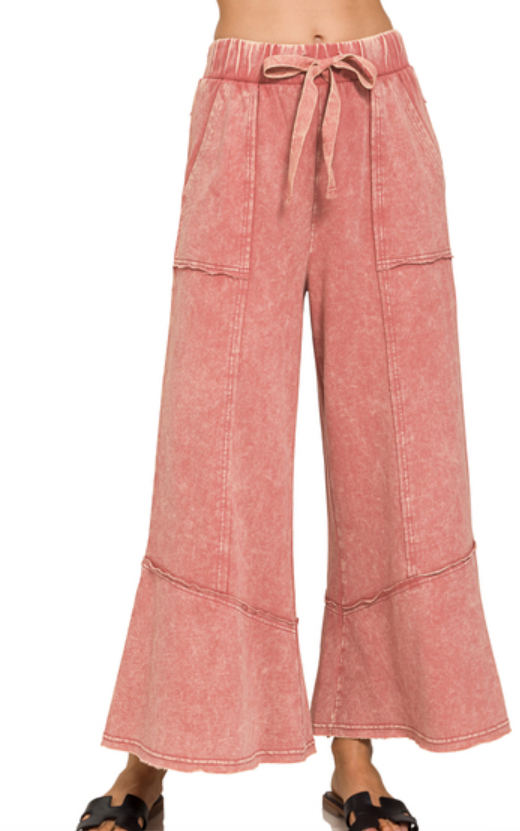 FLARE HEM PANTS