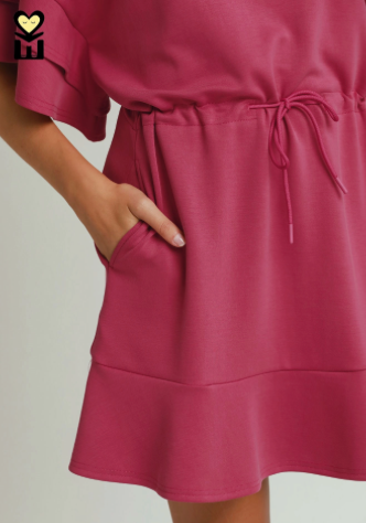 LUXE KNIT MULBERRY ATHLETIC DRESS