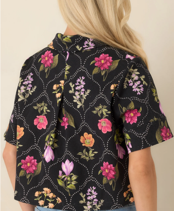 FLORAL FRENZY TOP