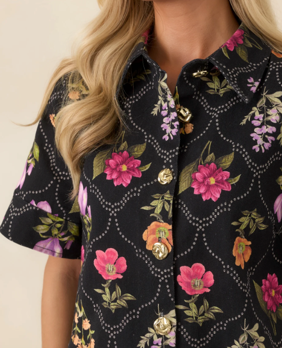 FLORAL FRENZY TOP