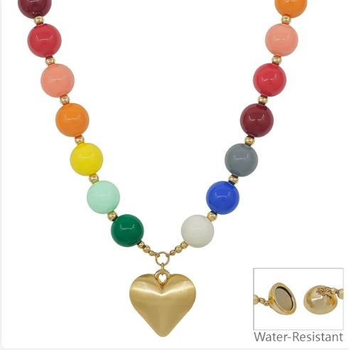 HEART FULL OF COLOR NECKLACE