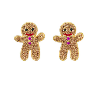 GINGERBREAD MAN EARRING