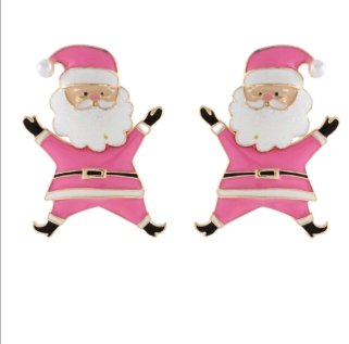JOLLY SANTA EARRING